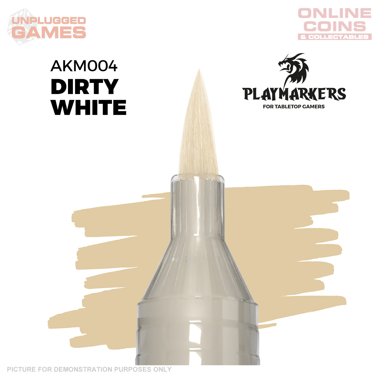 AK Interactive - Playmarkers - DIRTY WHITE